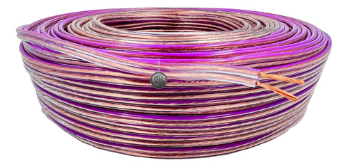 100m Cabo Paralelo Technoise Crk Pvc Flexivel Cobre 2x2,50mm