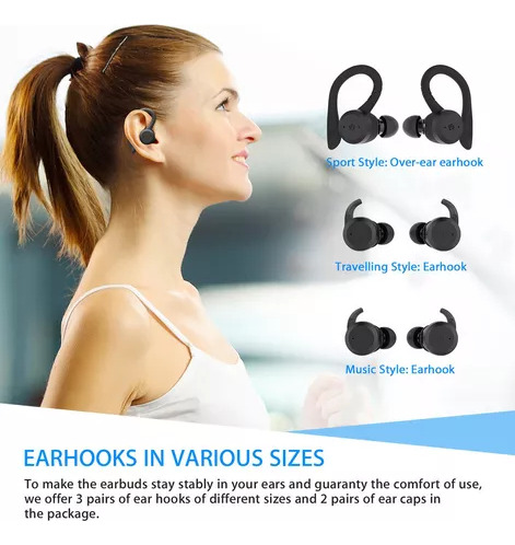 Auriculares Deportivos Bluetooth A Color Impermeables