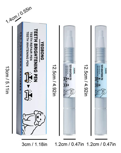 4 Canetas De Gel Para Remover Placa Bacteriana E Tártaro Par