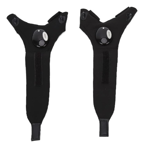 1 Par Guante De Pesca Camping Deportiva Con Linterna Luz Led