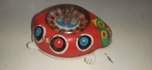 Tortuga De Chapa Litografiada Con Ruleta. Industra Argentina