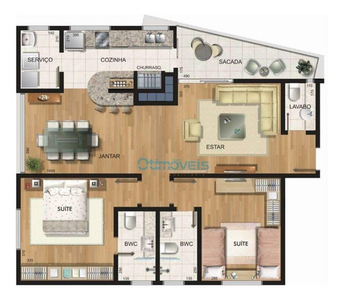 Imagem 29 de 29 de Apartamento À Venda, 94 M² Por R$ 630.174,00 - Boa Vista - Curitiba/pr - Ap2891