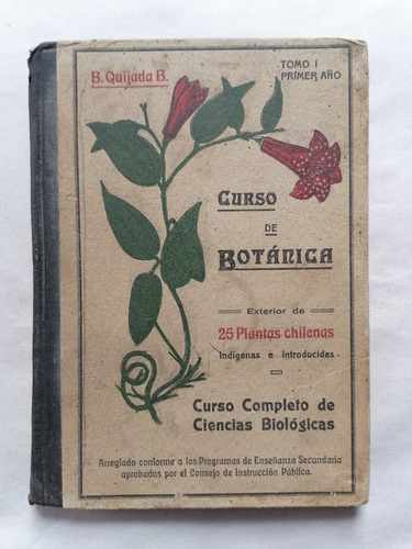 Curso De Botanica  25 Plantas Chilenas B. Quijada 