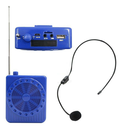 Megafóno Amplificador Portátil Micrófono Radio Irm-09188