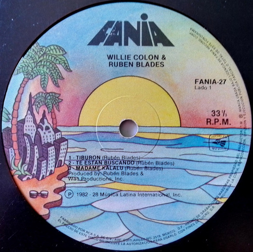 Willie Colón / Ruben Blades Canciones De Solar Los Aburridos (Usado)