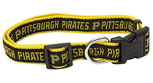 Collar De Perro Piratas De Pittsburgh De Mlb, Mediano