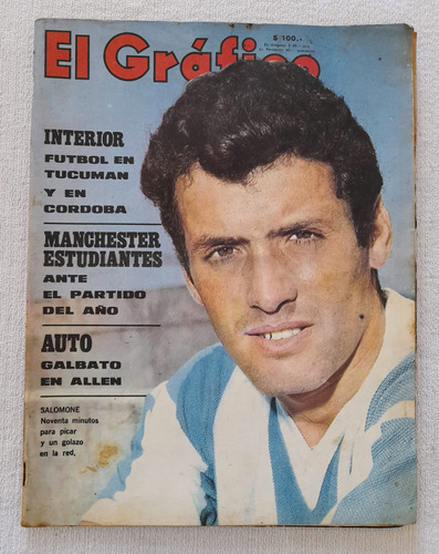 Revista El Grafico #2555 - Año 1968 - Salomone Racing