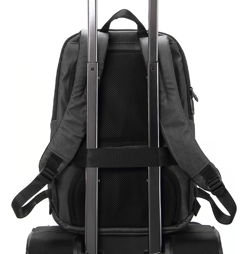 Mochila para Laptop Getttech, Mochila de 15 Pulgadas, Mochila Antirrobo, Gris, GMS-22002