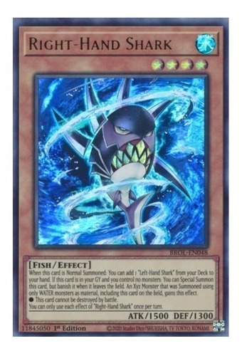 Yugioh Right-hand Shark Brol-en048 Ultra Rare