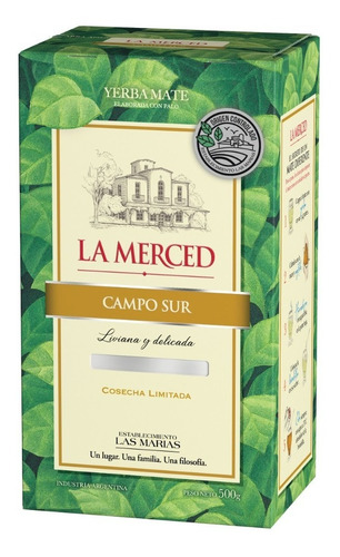 Yerba Mate La Merced Campo Sur Oc 1/2 Kg.