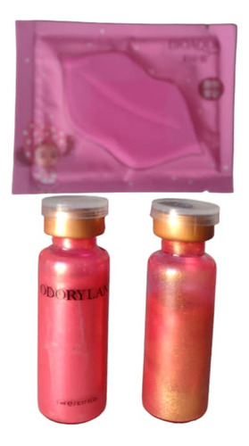 2 Ampolas Séruns Rosa/vermelho Para Bb Lips Bb Lips Perolado