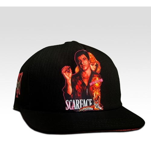 Gorra Tony Montana Scarface Visera Plana Tactopiel