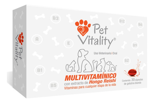 Pet Vitality 30 Capsulas