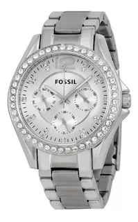 Reloj Fossil Es3202 Plateado Femenino 100% Original