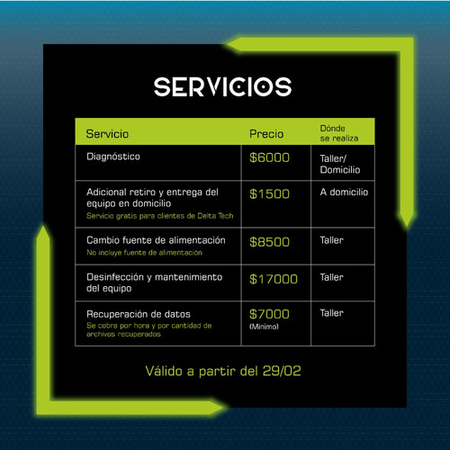 Delta Tech Servicio Técnico Informático