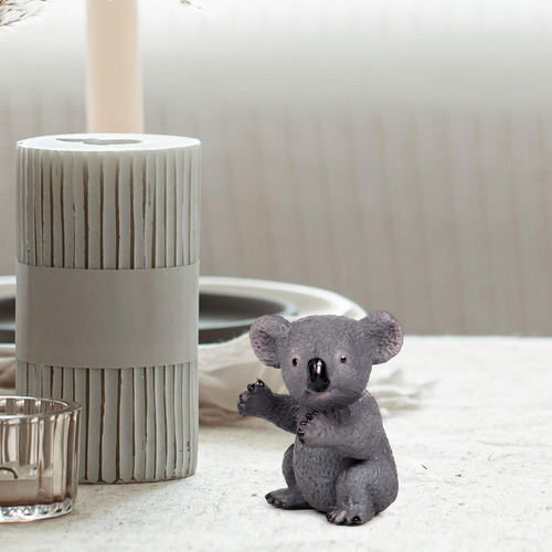Figura De Koala De Simulación De Adorno De Bosque De Bebé