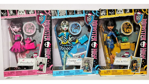Monster High 3 Muñecas Picture Day Originales (Usado)