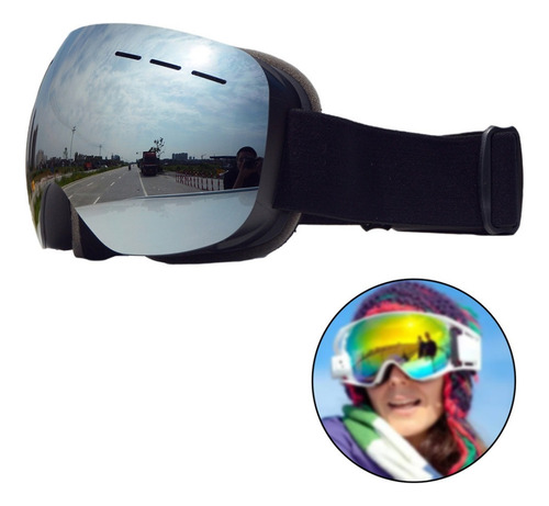 Lentes Antivaho Protección Uv 400 Montura Negra