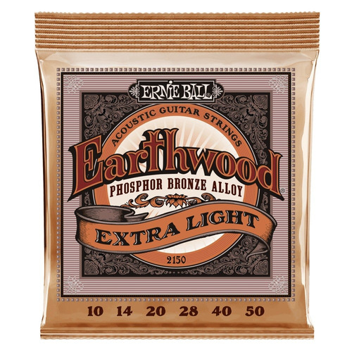 Ernie Ball Earthwood Phosphor Bronze Enc. Guit Acúst 10-50