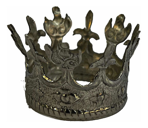 Corona Reinal Miniatura De Plata .925 Figuras De 20 A 30cm