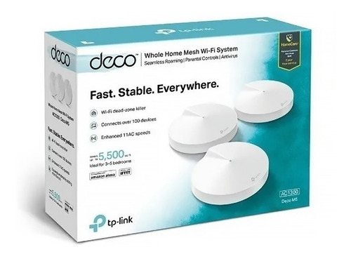 Tp Link Mesh M5 Wifi Deco Dual Band 1267 Mbps Cubre 510m2