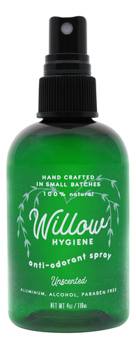 Willow Higiene, Willow Body, Sin Perfume, Desodorante Natur.