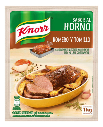 Bolsa para horno Knorr Romero y Tomillo en bolsa 21 g