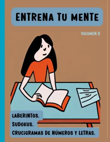 Cod/6y Entrena Tu Mente Laberintos Sudokus Crucigramas De Nu