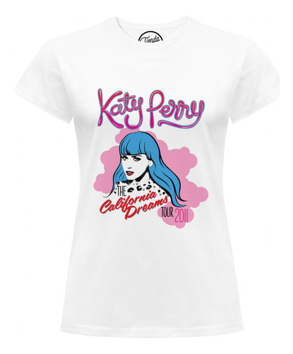 Playera Asiluetada Katy Perry California Dreams Tour T-shirt