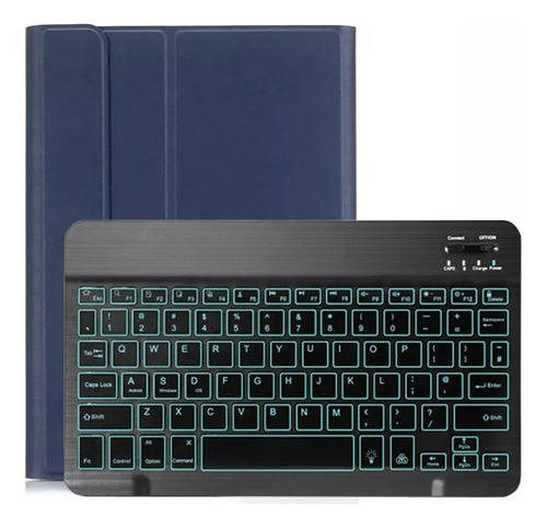 Funda De Teclado Retroiluminado Para iPad 5th 6th Air 2 9.7