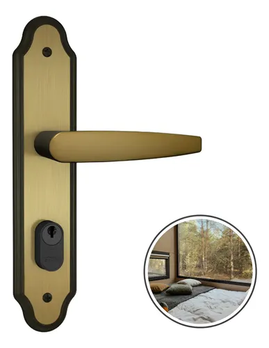 Fechadura Porta Madeira Externa Stam 803/33 Preto Fosco | MercadoLivre
