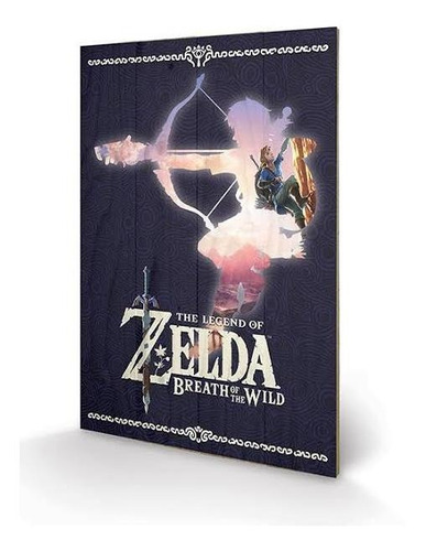 Cuadro Decorativo Zelda Breath Of The Wild - Nintendo Origin