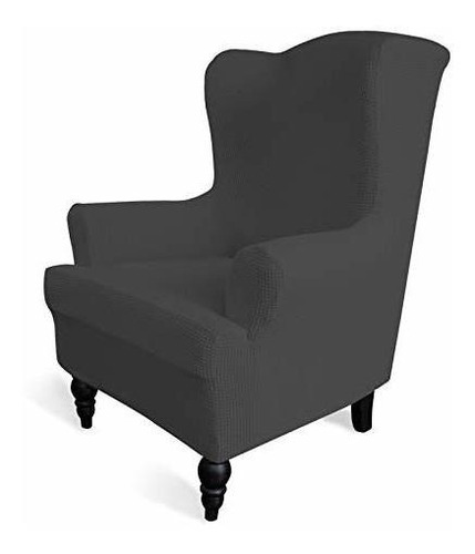 Funda Para Sillon Easy-going En Color Gris Oscuro De Licra