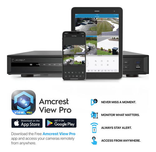 Nvr Amcrest Nv4232e-16p-ei 32 Canales 4k Con Reconocimiento