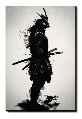 Cuadro Samurai 50 Cm X 70 Cm