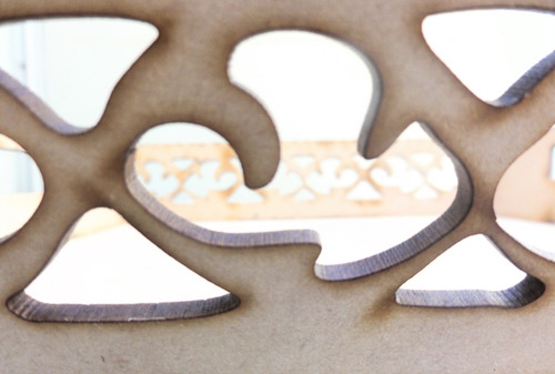Imagen 5 de 6 de Bandeja C/ Arabezcos - 22x19 10u - Mdf / Fibrofacil
