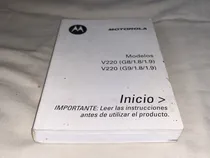 Comprar Manual De Usuario: Motorola. Modelos V220 - Motorola