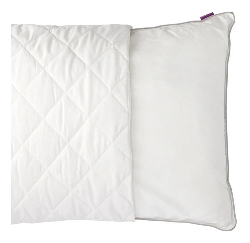 Funda Protector Almohada 100% Algodón Blanco 50x 70 Cm