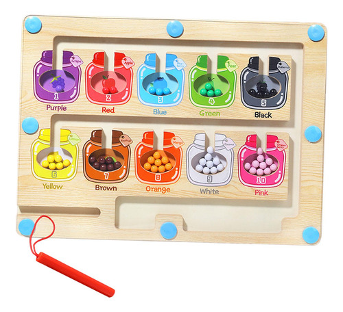 Juego De Conteo , Laberinto De Colores Y Números,