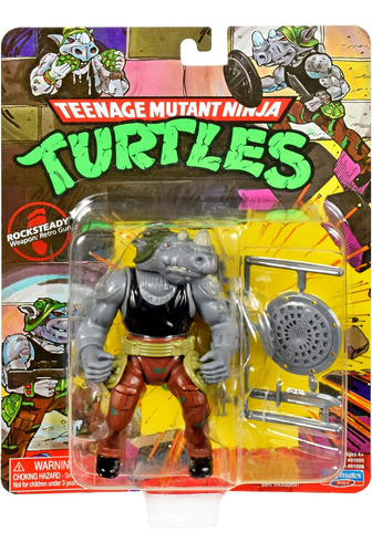 Tortugas Ninja Vintage Reissue Rocksteady Tmnt Playmates