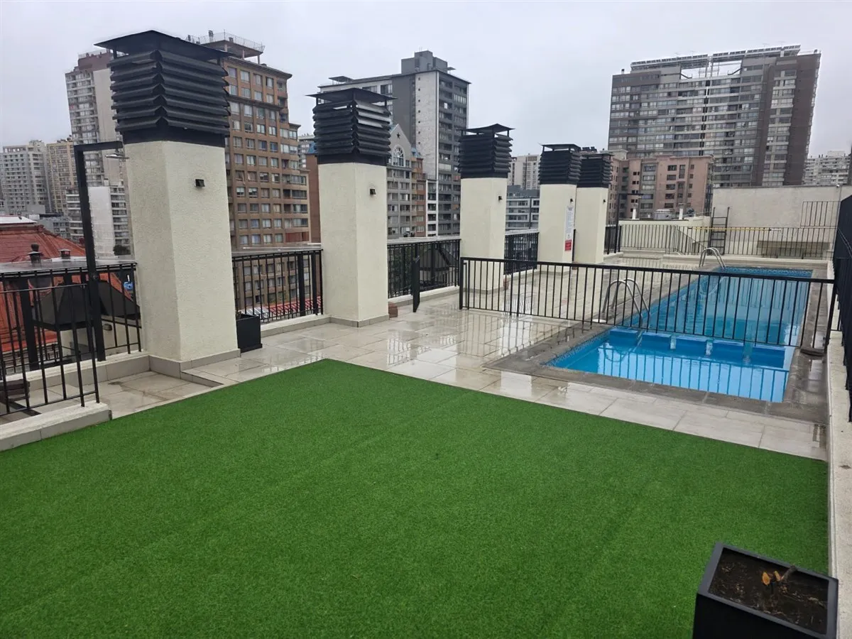 Imagen 2 de 17 de Departamento En Arriendo De 1 Dorm. En Santiago