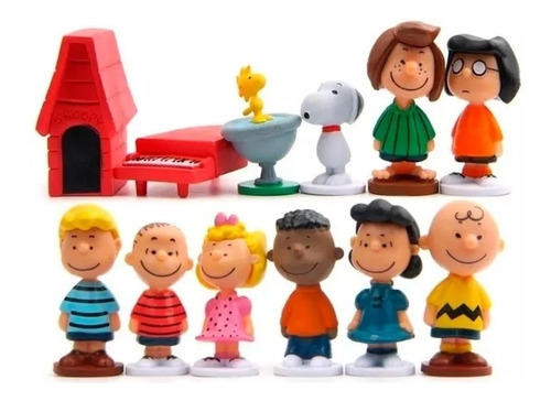 Figuras De Coleccion Snoopy Charlie Brown Y Sus Amigos Set