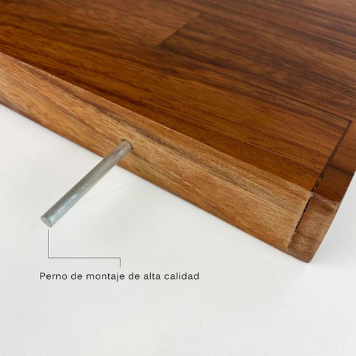 Imagen 7 de 10 de 3 Repisas Flotantes Madera Solida Parota Huanacaxtle 60x20cm