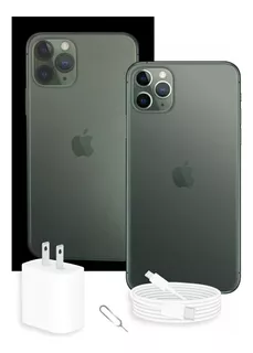 iPhone 11 Pro Max 64 Gb Verde Medianoche Con Caja Original Accesorios