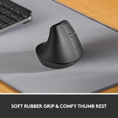Ratón Ergonómico Vertical Logitech Lift, Inalámbrico,
