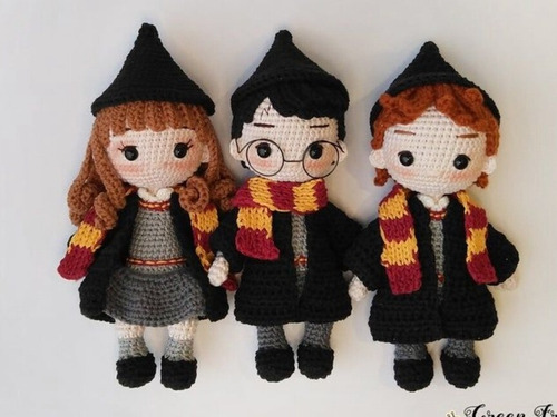 3 Patrones Harry Potter Amigurumi Crochet Ingles