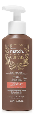  Creme Match. Ciência das Curvas hidratação