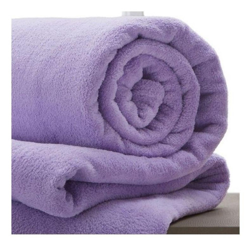Cobertor Harmoniza Ambientes Home Design cor violeta com design liso