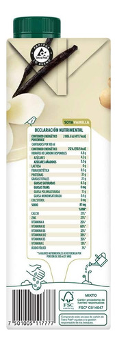 Ades Bebida De Soya Vainilla 946 Ml. 12 Pzs.