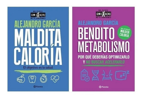 Pack Maldita Caloria + Bendito Metabolismo Alejandro García